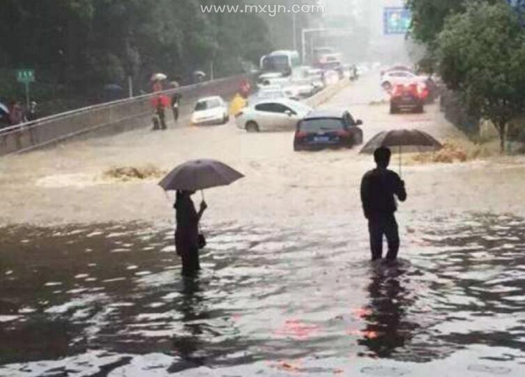 梦见暴雨