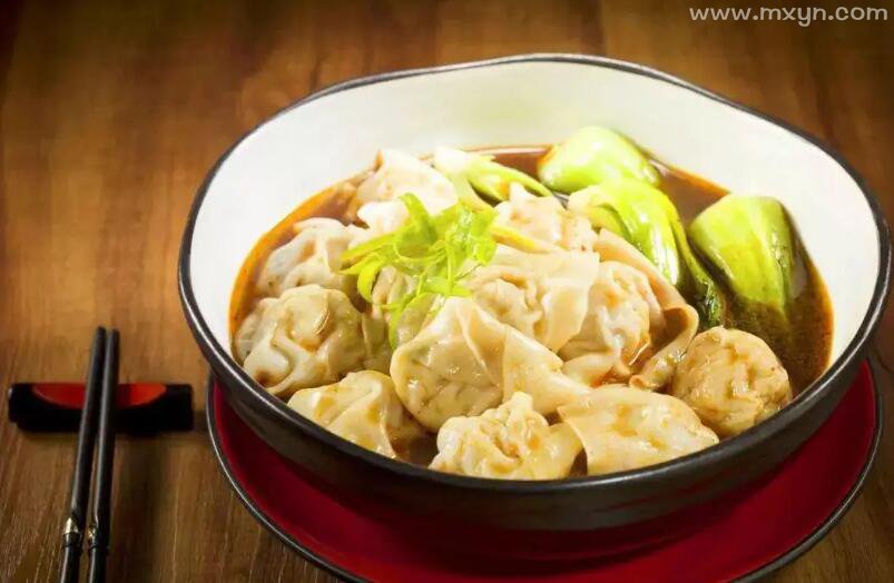 梦见吃馄饨