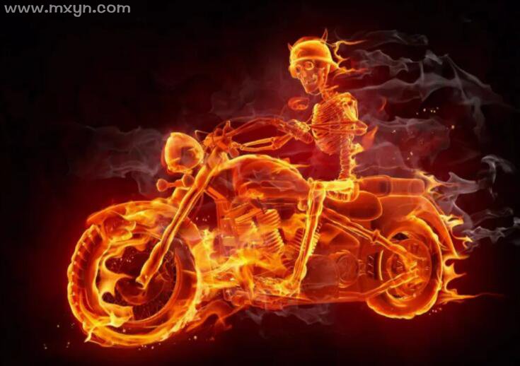 梦见摩托车着火了